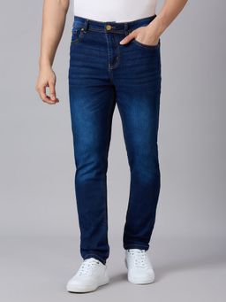 Style Quotient - Men's Blue Skinny Fit Jeans