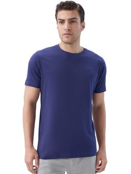 Park Avenue - Grey Men's Pure Cotton Crew Neck Solid/Plain T-Shirt