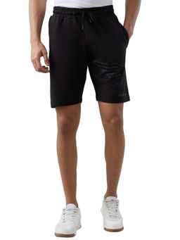 Park Avenue - Black Solid Shorts