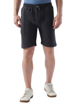 Park Avenue - Solid Men's Grey Shorts
