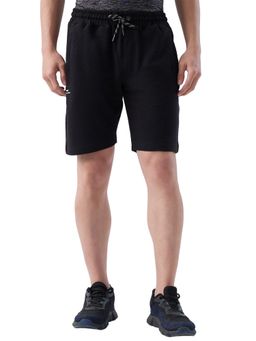 Park Avenue - Solid Men's Black Shorts