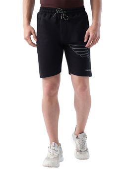 Park Avenue - Black Solid Men's Shorts