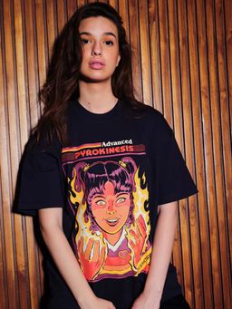 Bonkers Corner - Advanced Pyrokinesis Oversized T-Shirt