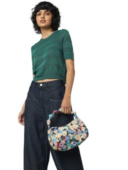 ONLY - Women Textured Green Top