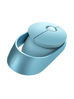 Rapoo - Ralemo AIR 1 Wireless Mouse with Multi-device technology Bluetooth & 1600 DPI - Blue