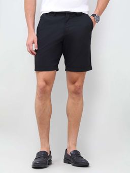 U.S. POLO ASSN. - Black Men's Slim Fit Twill Chino Shorts