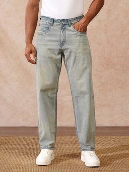 WROGN - Faded Loose Fit Jeans Light Blue