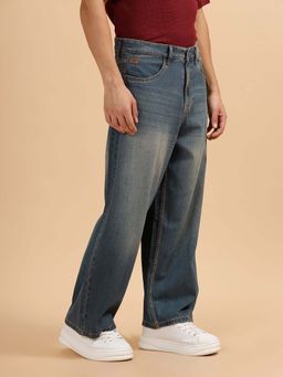 WROGN - Casual Baggy Fit Jeans Blue