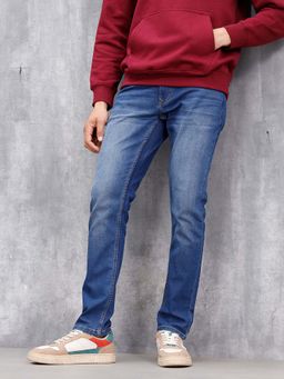 WROGN - Men's Casual Slim Fit Jeans Med Stone