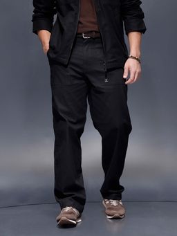 WROGN - Casual Loose Fit Trouser Black