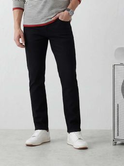 WROGN - Solid Straight Fit Denim Jeans