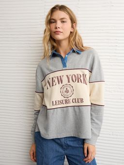 American Eagle - Women Grey Polo Shirts