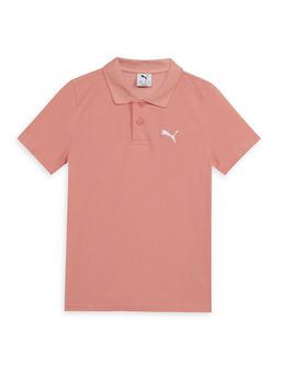 Puma - Pink Unisex Ess Pique Ss Youth Polo T-Shirt