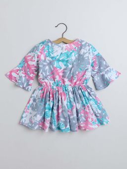 The Magic Wand - Multicolor Leaf's Printed With Tassels Top