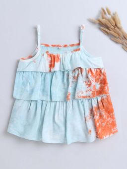The Magic Wand - Girls Tie & Dye Printed Sleeveless Top