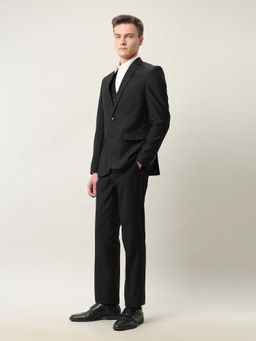 Arrow - Black Dobby Ceremony Tailored Fit Suit