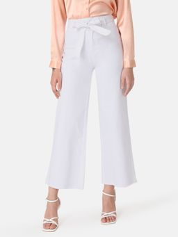 Kazo - White Flared Jeans with Belt (Set of 2)