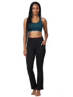 Inner Sense - Recycled Fiber Black Flare Pants