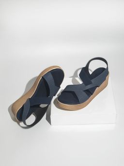 Inc.5 - Women Navy Blue Casual Wedges