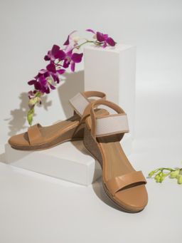 Inc.5 - Women Beige Casual Wedges