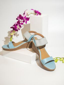 Inc.5 - Women Blue Casual Wedges