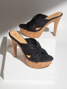 Inc.5 - Women Black Party Stiletto Heels