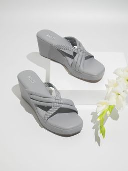 Inc.5 - Grey Casual Wedges