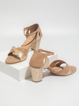 Inc.5 - Beige Casual Block Heels
