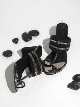 Inc.5 - Women Black Casual Block Heels