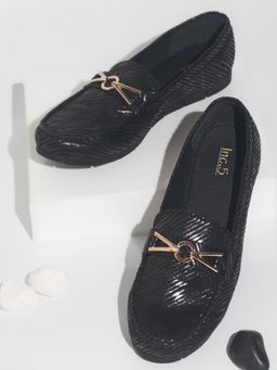 Inc.5 - Women Black Semi Formal Loafers