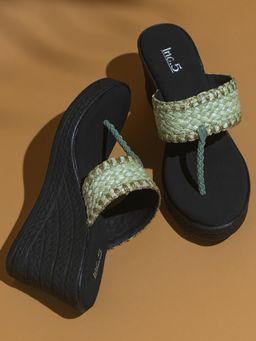 Inc.5 - Women Green Casual Wedges Heels