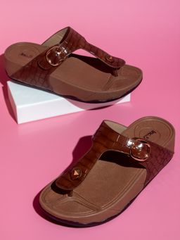 Inc.5 - Women Brown Casual Comfort Sandals