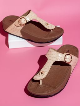 Inc.5 - Women Cream Casual Comfort Sandals