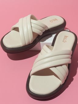 Inc.5 - Women Cream Casual Flats