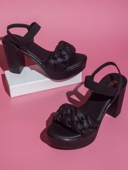 Inc.5 - Women Black Casual Block Heels
