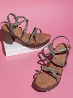 Inc.5 - Women Green Casual Block Heels