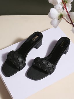 Inc.5 - Women Black Casual Block Heels