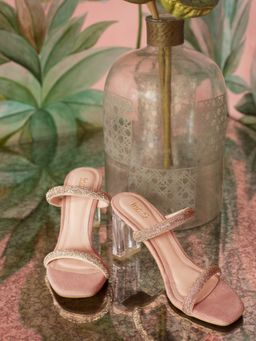 Inc.5 - Women Peach Party Block Heels