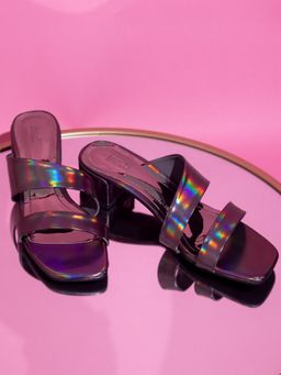 Inc.5 - Women Purple Party Block Heels