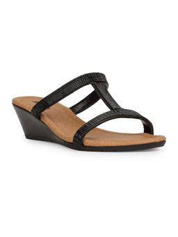 Bata - Black Wedges for Women