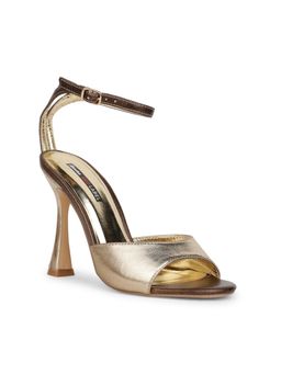 Bata - Gold Women Heel Sandals