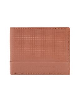 United Colors of Benetton - Men's Pass case Leather Wallet Kildare - Tan