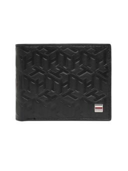 Tommy Hilfiger - Men's Global Coin Leather Wallet Elgon - Black