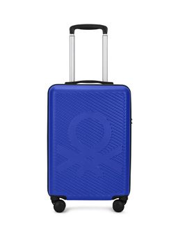 United Colors of Benetton - Unisex Hard Luggage Trolley Bag Glide - Blue