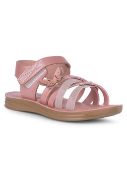 Bubblegummers - Girls Rose Gold Synthetic Sandals