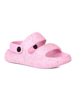Bata - Unisex Pink Synthetic Sliders