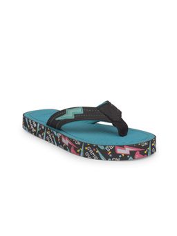 Bubblegummers - Unisex Green Synthetic Flipflops