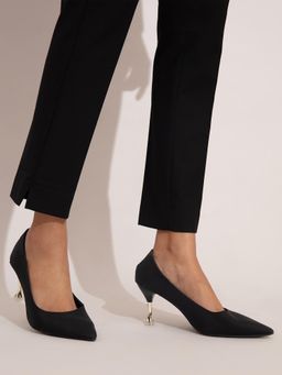 Twenty Dresses by Nykaa Fashion - Black Stiletto Pumps