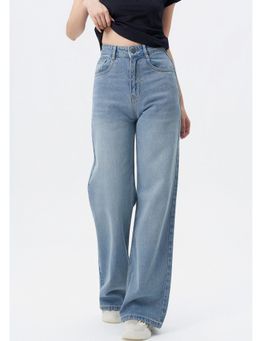 Off Duty India - Bling Bleach Wide Leg Jeans