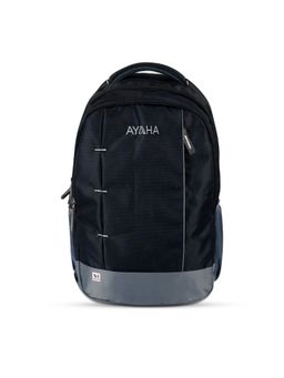 NFI Essentials - Black College Bag Travel Backpack for Men & Women